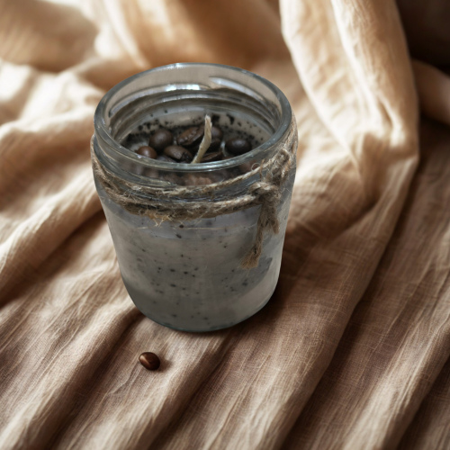 doğal bardak mum kahve