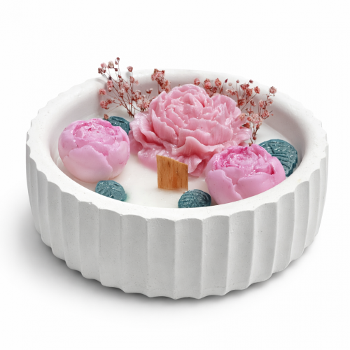 Hartopia Bloom Aura Dekoratif Çiçek Mum