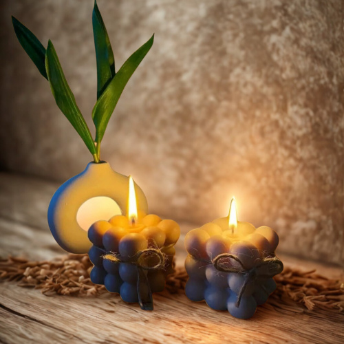 doğal mum soya wax lavanta