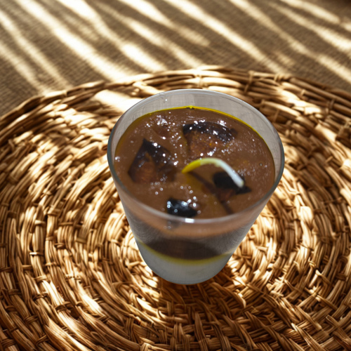 cam bardak soğuk kahve dekorlu, kahve kokulu mum