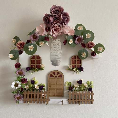 Manevi Temalı Dekoratif Ev Anahtarlık Askılığı – Hartopia