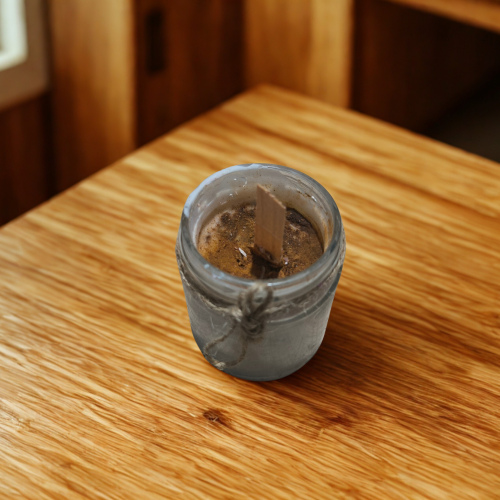 doğal bardak mum tarçın