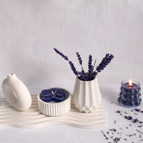 Hartopia ARTE Modern Dekoratif Tepsi & Vazo Seti