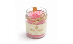 Hartopia Rose Essence Collection pembe gül dekoratif doğal soya mum