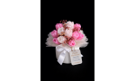 Hartopia Floral Harmony Pink Blossom Pembe Çiçek Mum Buketi