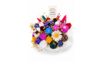 Hartopia Floral Harmony Bahar Rüyası Hartopia Floral Harmony Bahar Rüyası Flüt Saksı Serisi El Yapımı Dekoratif Çiçek Mum Buketi